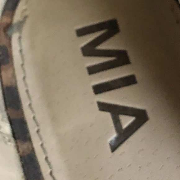 Mia Margo Leopard Print D'Orsay Heels 8.5 - Picture 8 of 8